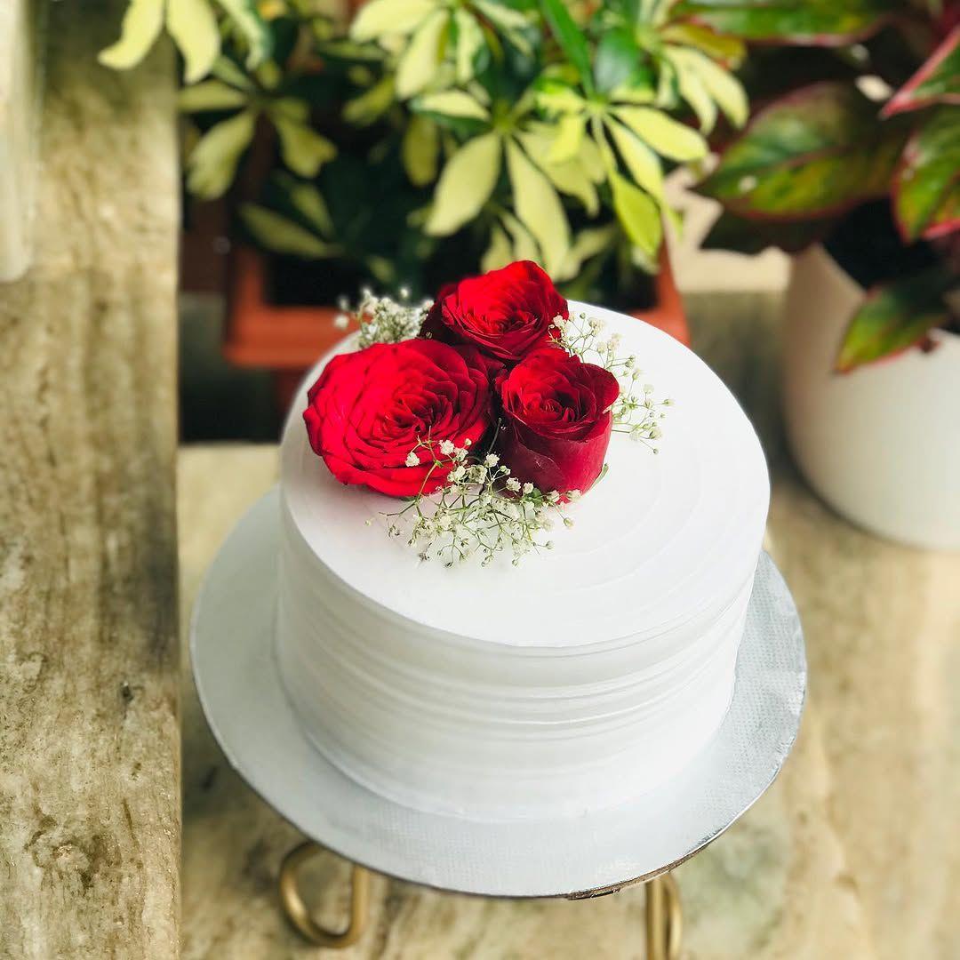 Rose Gold Celebration Anniversary Cake