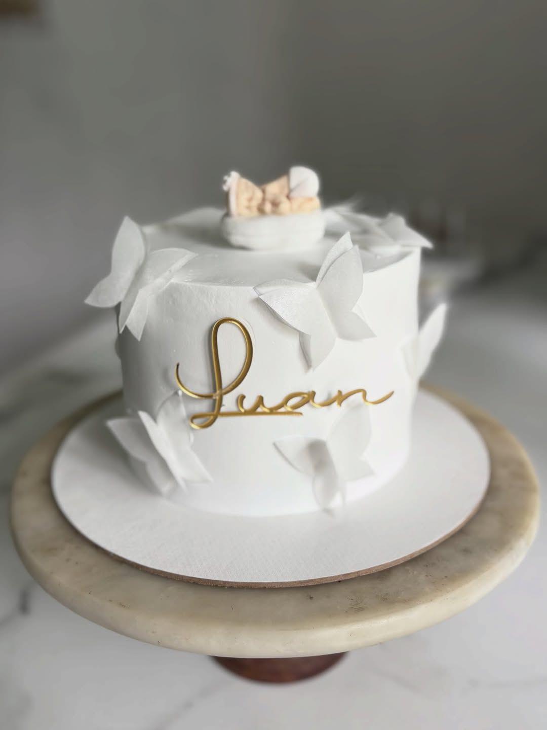 Stork Delivery Baby Welcome Cake