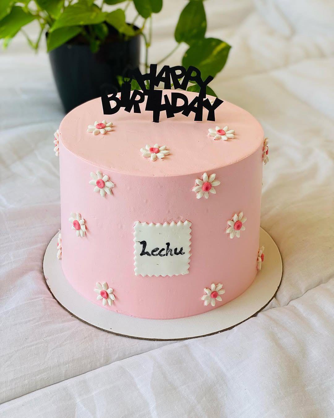 Rainbow Drip Birthday Cake