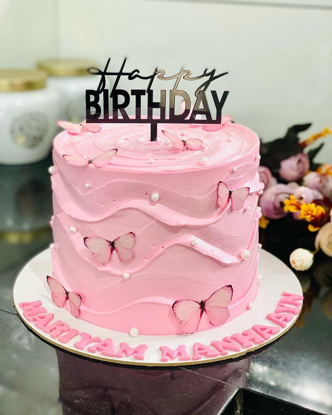 Golden Number Birthday Cake — view 1 of 1