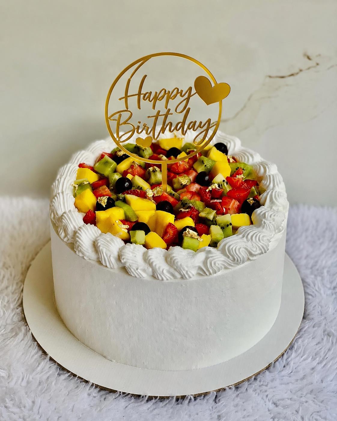 Tropical Mango Cream Fruit Cake — view 1 of 1